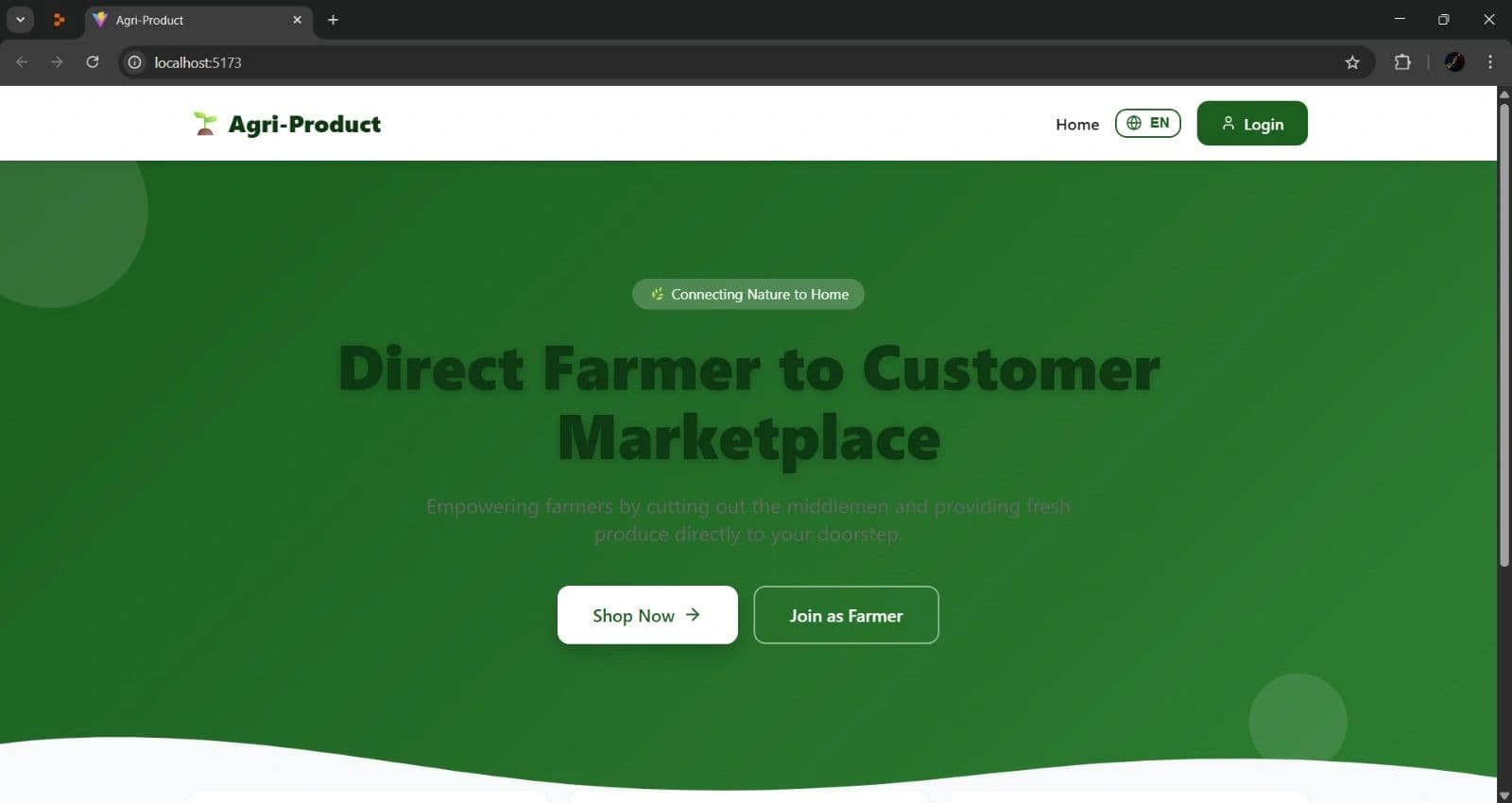 Agri-Product Website